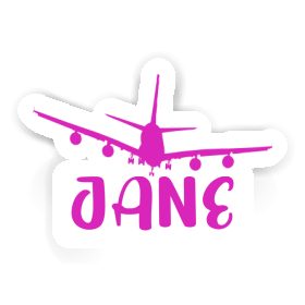 Avion Autocollant Jane Image
