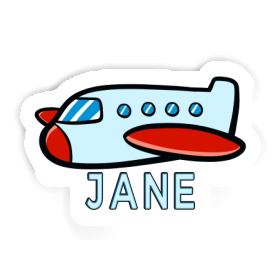Plane Sticker Jane Image