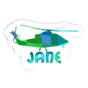 Autocollant Jane Hélico Image