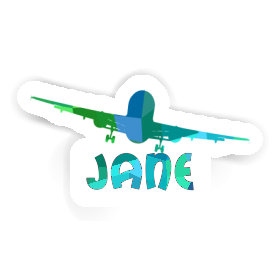 Autocollant Jane Avion Image
