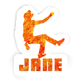 Sticker Jane Climber Image