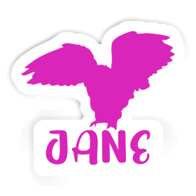 Sticker Jane Owl Image