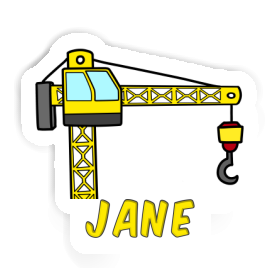 Jane Aufkleber Turmdrehkran Image