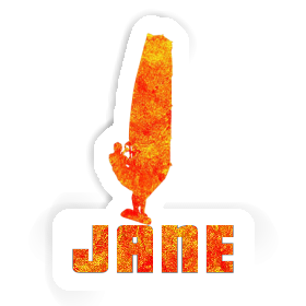 Jane Sticker Windsurfer Image