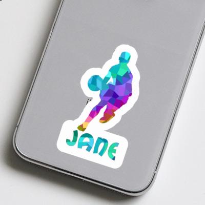 Basketball Player Sticker Jane Image