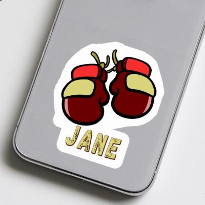Jane Sticker Boxing Glove Jane Sticker Boxing Glove Image