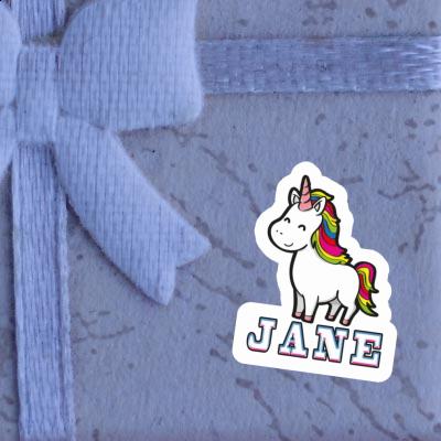 Sticker Jane Unicorn Notebook Sticker Jane Unicorn Gift package Image