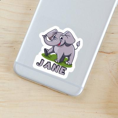 Elephant Sticker Jane Notebook Elephant Sticker Jane Notebook Image
