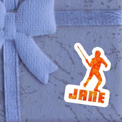 Sticker Jane Fencer Image