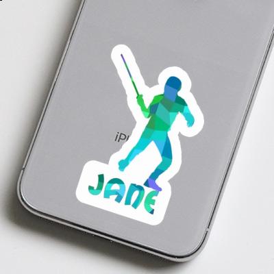 Sticker Jane Fencer Laptop Sticker Jane Fencer Laptop Image