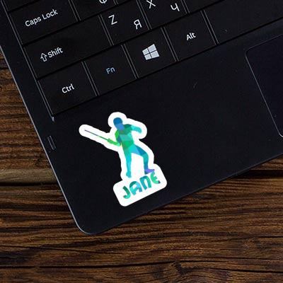 Sticker Jane Fencer Notebook Sticker Jane Fencer Gift package Image