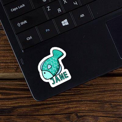 Jane Sticker Fish Laptop Jane Sticker Fish Laptop Image
