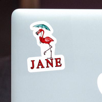 Sticker Flamingo Jane Notebook Image