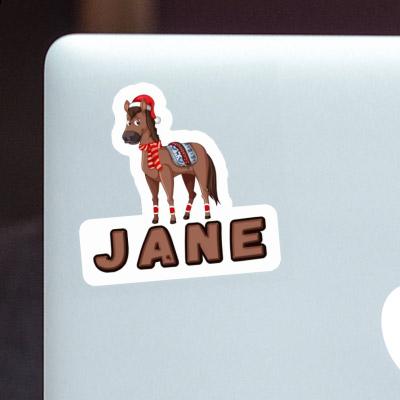 Sticker Jane Christmas Horse Notebook Sticker Jane Christmas Horse Gift package Image