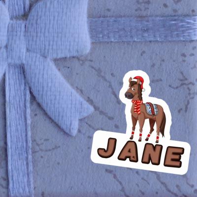 Sticker Jane Christmas Horse Laptop Sticker Jane Christmas Horse Laptop Image