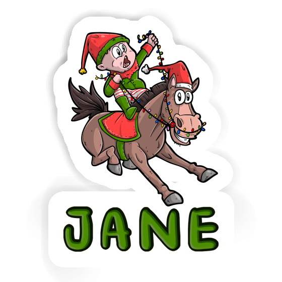 Autocollant Jane Cheval de Noël Notebook Autocollant Jane Cheval de Noël Gift package Image