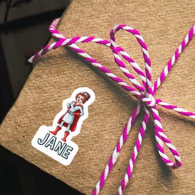 Sticker Jane Krankenschwester Notebook Sticker Jane Krankenschwester Gift package Image
