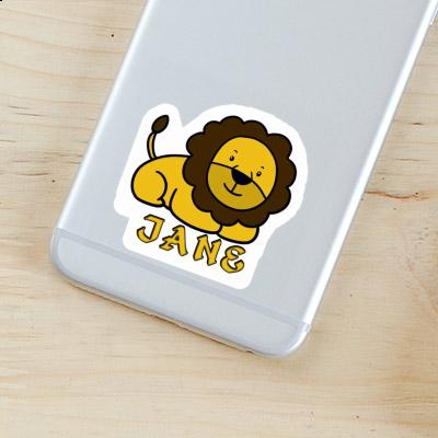 Jane Sticker Lion Notebook Image