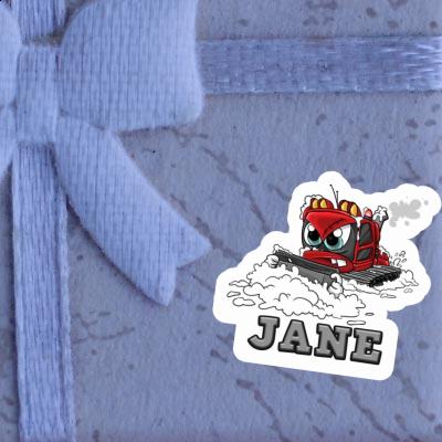 Sticker Snow groomer Jane Gift package Image
