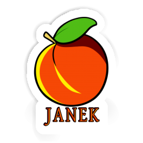 Janek Autocollant Abricot Image