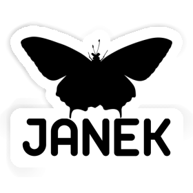 Sticker Janek Butterfly Image