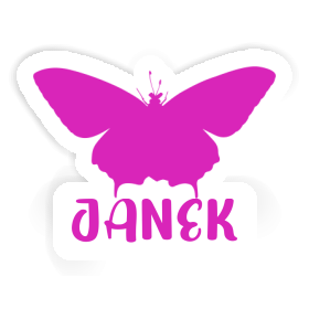Janek Sticker Butterfly Image