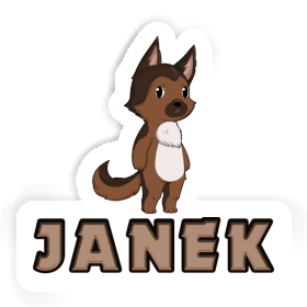 German Sheperd Sticker Janek Image