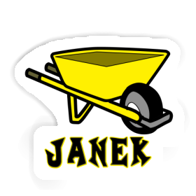 Sticker Wheelbarrow Janek Image