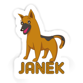 Sheperd Dog Sticker Janek Image