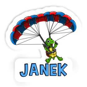 Pilote de parapente Autocollant Janek Image