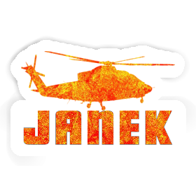Sticker Janek Helikopter Image