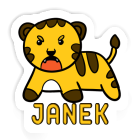 Sticker Tiger Janek Image