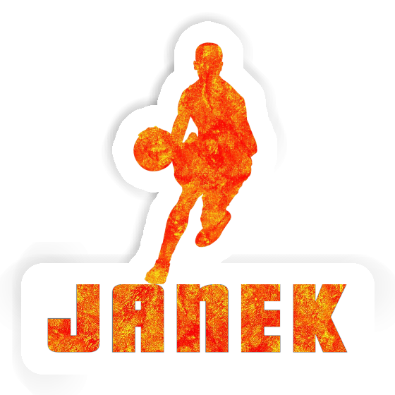 Sticker Janek Basketball Player Notebook Sticker Janek Basketball Player Notebook Image