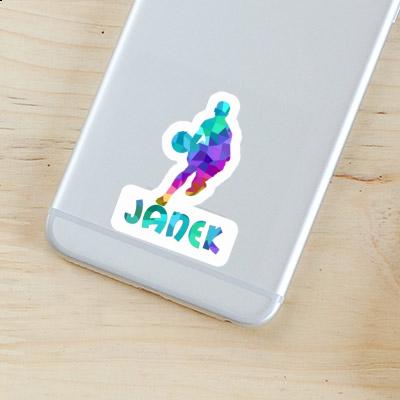 Basketball Player Sticker Janek Basketball Player Sticker Janek Image