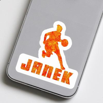 Basketball Player Sticker Janek Basketball Player Sticker Janek Image