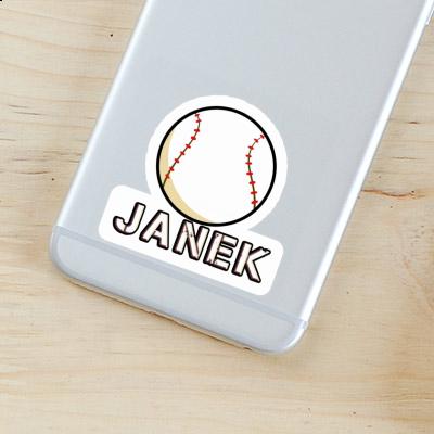 Baseball Autocollant Janek Notebook Baseball Autocollant Janek Gift package Image