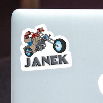 Sticker Biker Janek Notebook Sticker Biker Janek Gift package Image