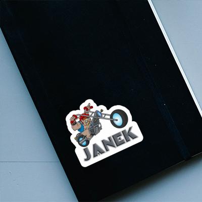 Sticker Biker Janek Notebook Sticker Biker Janek Notebook Image
