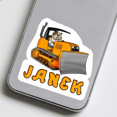 Sticker Bulldozer Janek Notebook Sticker Bulldozer Janek Gift package Image