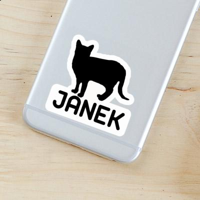 Sticker Katze Janek Notebook Sticker Katze Janek Gift package Image