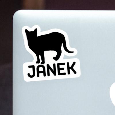Sticker Katze Janek Notebook Sticker Katze Janek Gift package Image