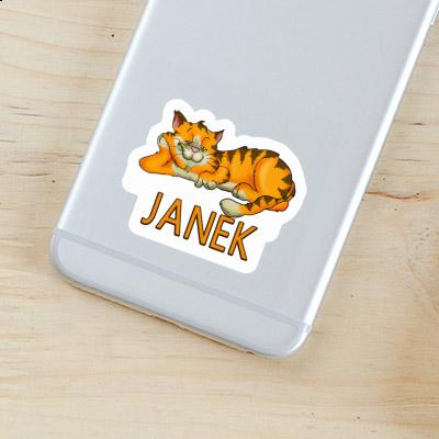 Aufkleber Janek Katze Notebook Aufkleber Janek Katze Notebook Image