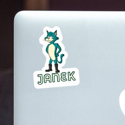 Sticker Janek Cat Notebook Sticker Janek Cat Notebook Image