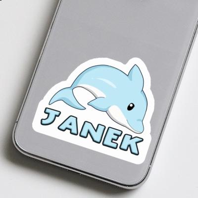 Sticker Dolphin Janek Notebook Sticker Dolphin Janek Gift package Image