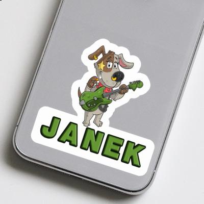 Sticker Guitarist Janek Notebook Sticker Guitarist Janek Gift package Image