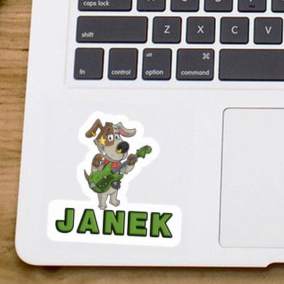 Sticker Guitarist Janek Laptop Sticker Guitarist Janek Laptop Image