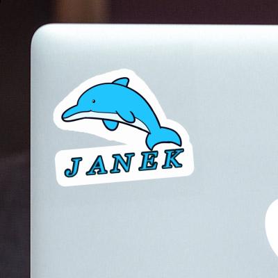 Janek Sticker Dolphin Laptop Janek Sticker Dolphin Laptop Image