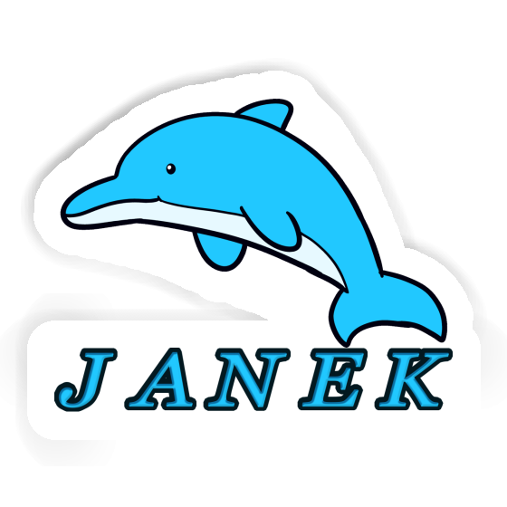 Janek Sticker Dolphin Laptop Janek Sticker Dolphin Laptop Image