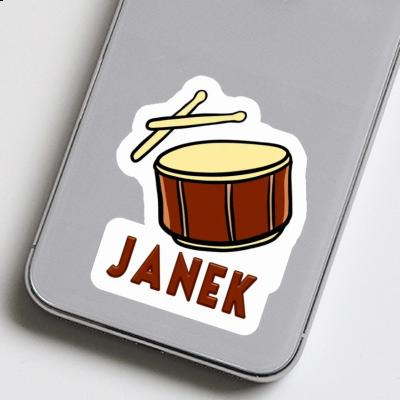 Sticker Janek Trommel Gift package Image