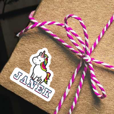 Janek Sticker Unicorn Notebook Janek Sticker Unicorn Notebook Image